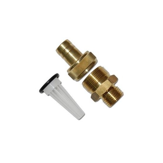 FILTRO ENTRADA AGUA 10 BAR 1/2" M - Ø.19 mm LATON